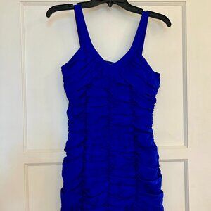 Kimchi & Blue Royal Blue Ruffle Dress